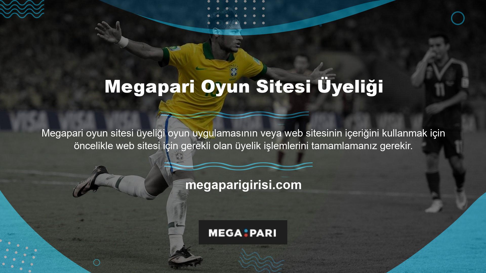 Megapari web sitesi gerekli gördüğü takdirde üyelik esnasında da belge talebinde bulunabilir