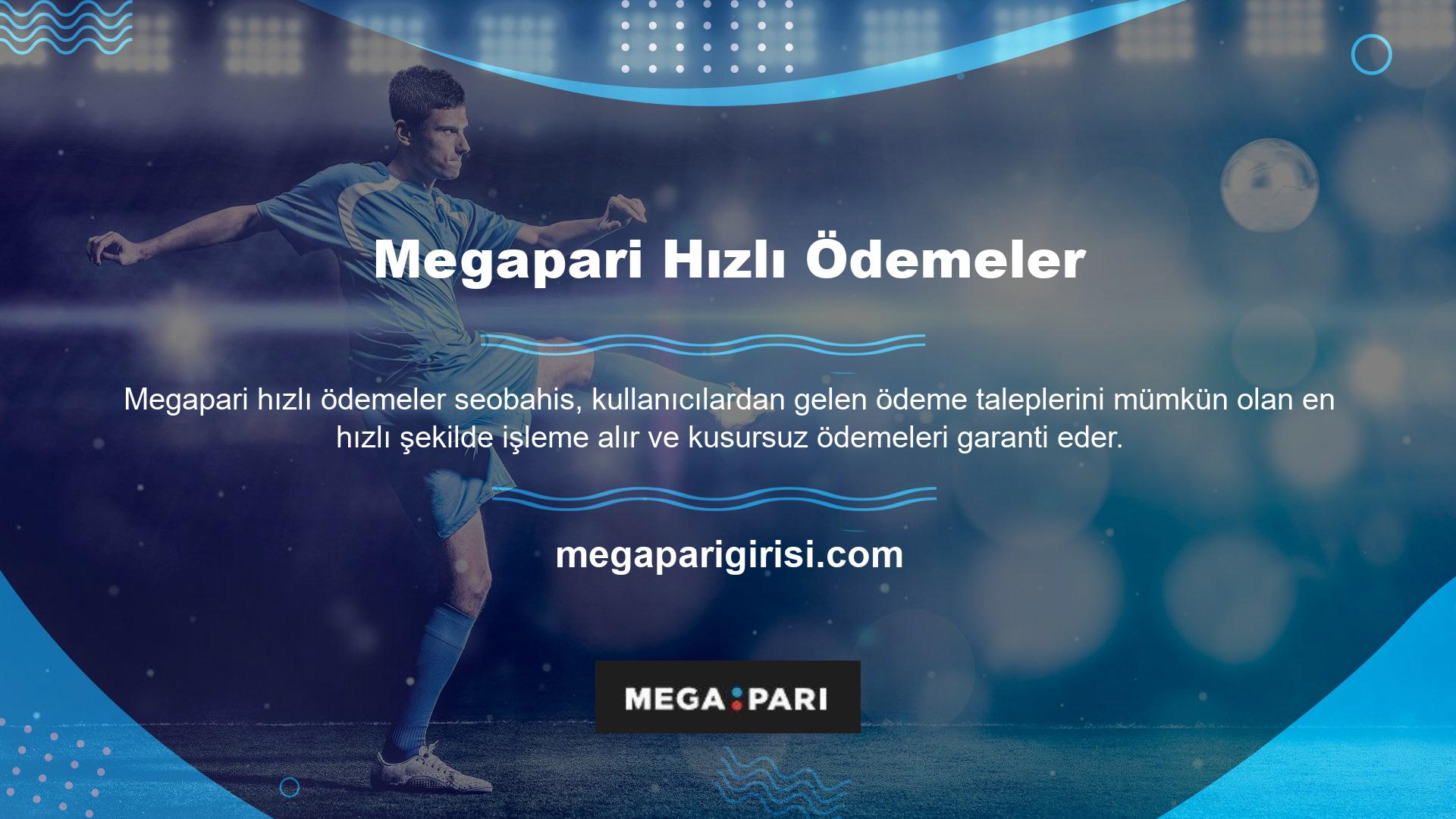 Megapari web sitesinde kullanıcılara ödeme yaparken hiçbir sorun yaşanmadı